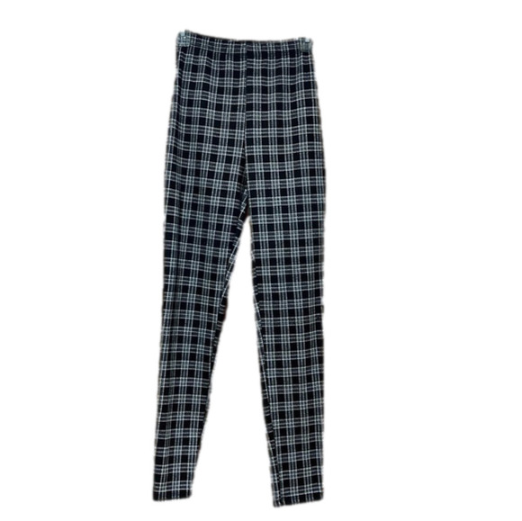 WINDSOR Check Black & White Pull-On Pants - Picture 1 of 5